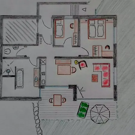 In Dietringen Mit Privatem Garten Und Neben Dem Apartment